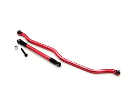 Hot Racing HRARCS49E02 Red Aluminum Fix Link Steering Rod Wraith Deadbolt