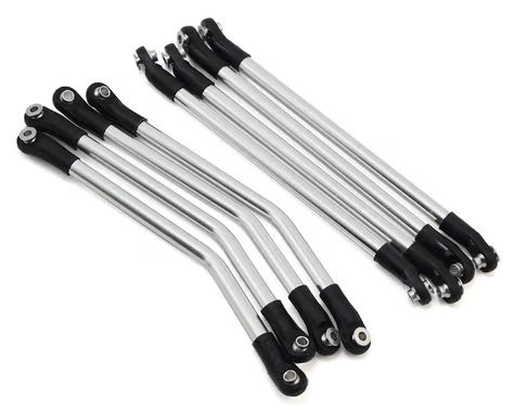 Hot Racing HRARCS8000P08 Axial Wraith Aluminum 4-Link Set (Silver)