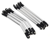 Hot Racing HRARCS8000P08 Axial Wraith Aluminum 4-Link Set (Silver)