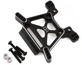 Hot Racing HRARUF2801 Aluminum Front Shock Tower for Rustler 4X4 (Black)