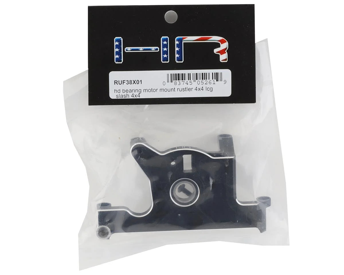 Hot Racing HRARUF38X01 HD Bearing Motor Mount for Traxxas Rustler 4X4/LCG Slash 4x4