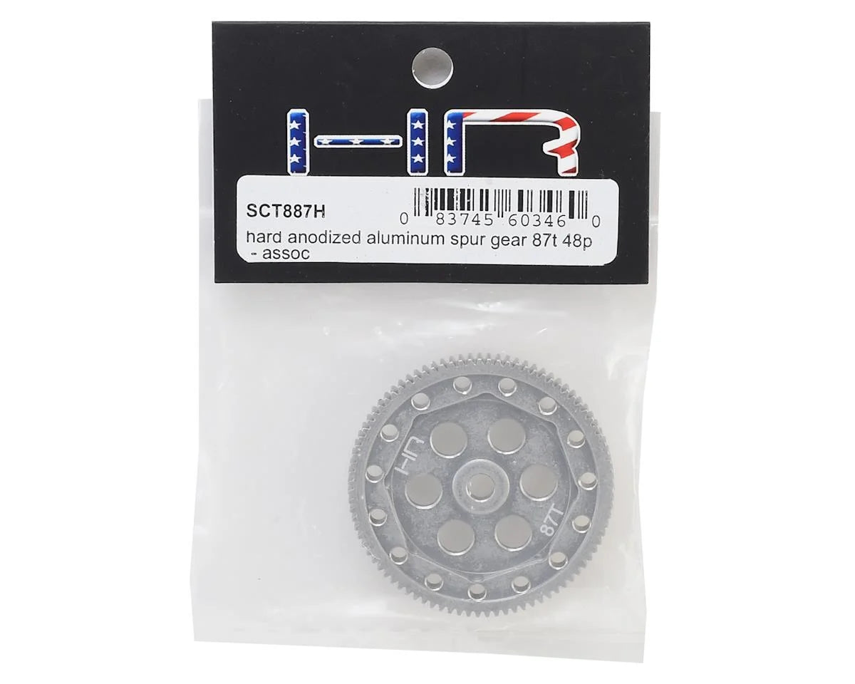 Hot Racing HRASCT887H Associated 48P Aluminum Spur Gear (87T)