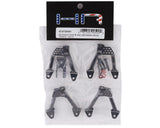 Hot Racing HRASCXT28301 Axial SCX10 II Aluminum Front & Rear Adjustable Shock Towers (Black)