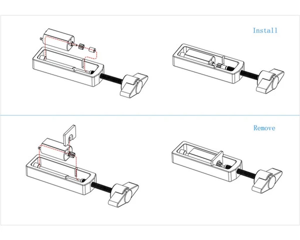 Hot Racing HRASDR5015 050 Motor Gear Removal & Installation Tool: SXTF, AXTF