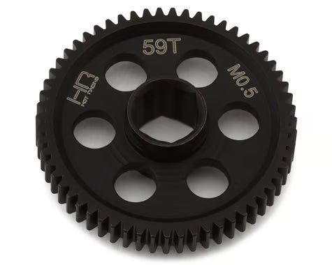 Hot Racing HRASGRM59M5 Arrma Grom Mod 0.5 Steel Speed Run Spur Gear (59T)