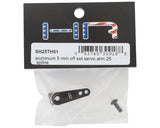 Hot Racing HRASH25TH01 Aluminum 5mm Offset Servo Horn (Black)