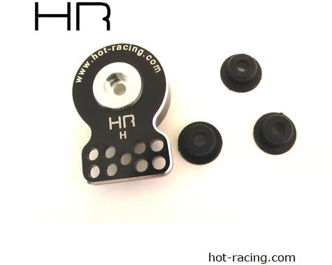 Hot Racing HRASHS88H Aluminum CNC Heavy Duty Servo Saver w/Heavy Spring Tension (Black)