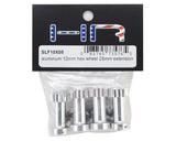 Hot Racing HRASLF10X08 Aluminum 12mm Hex Wheel Extensions for Traxxas Slash 4x4 (Silver) (28mm)