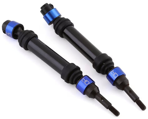 Hot Racing HRASLF288RCF Front Light Weight Metal CV Splined Drive Shaft for Traxxas Slash 4x4