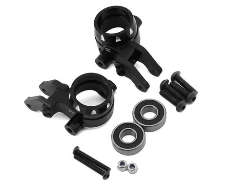 Hot Racing HRASLG21M01 Aluminum Steering Blocks w/HD Bearings for Traxxas Sledge