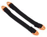 Hot Racing HRASLS100T0303 100mm Suspension Travel Limit Straps (2) (Orange)