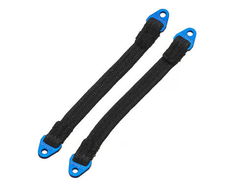 Hot Racing HRASLS110T0606 110mm Suspension Travel Limit Straps (2) (Blue)