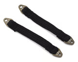 Hot Racing HRASLS90T1111 90mm Suspension Travel Limit Straps (2) (Gunmetal)