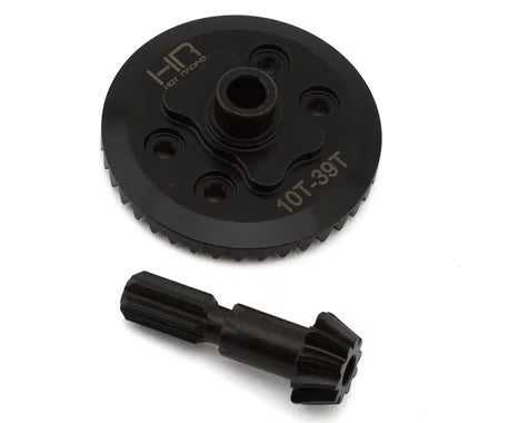 Hot Racing HRASMMX9390F Steel Helical Differential Ring & Pinion Gear for Traxxas® Mini Maxx® (Front) (39T/10T)