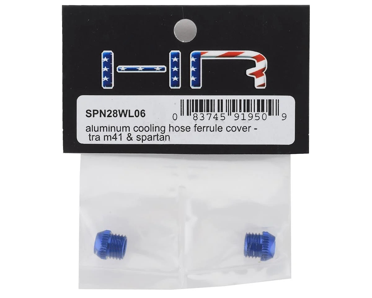 Hot Racing HRASPN28WL06 CNC Cooling Hose Ferrule Cover: Spartan