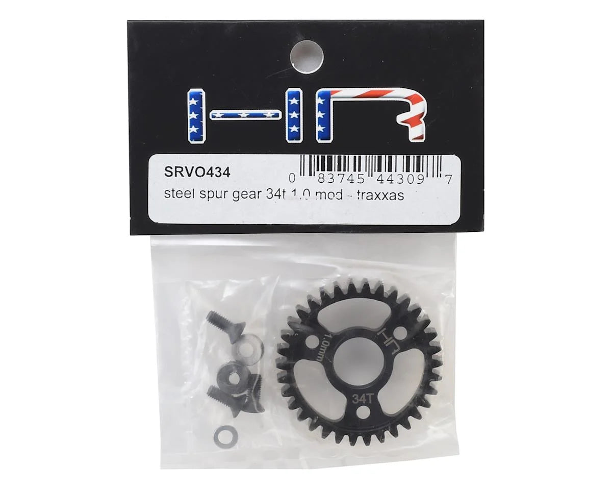 Hot Racing HRASRVO434 Steel Mod 1.0 Spur Gear for Traxxas Slayer (34T)