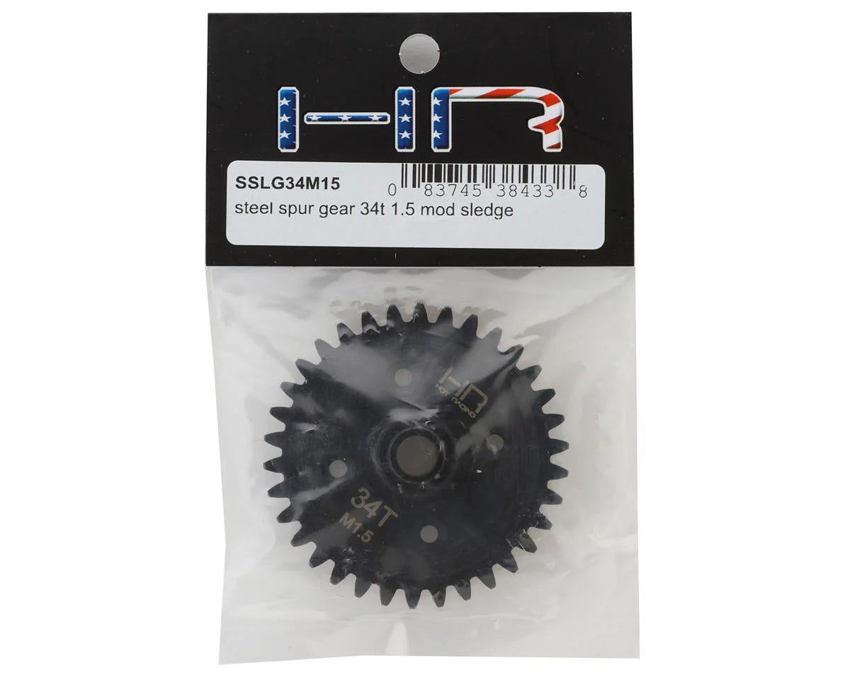 Hot Racing HRASSLG34M15 1.5 Mod Steel Spur Gear for Traxxas Sledge (34T)