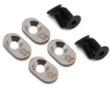 Hot Racing HRASSLG889C Stainless Steel Motor Locking Washers for Traxxas Sledge (1.5 Mod 12/34)
