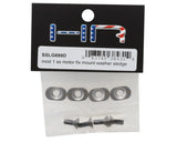 Hot Racing HRASSLG889D Stainless Steel Motor Locking Washers for Traxxas Sledge (1.0 Mod 13/52)