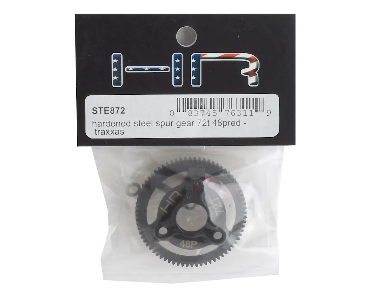 Hot Racing HRASTE872 48P Hardened Steel Spur Gear for Traxxas 2WD (72T)