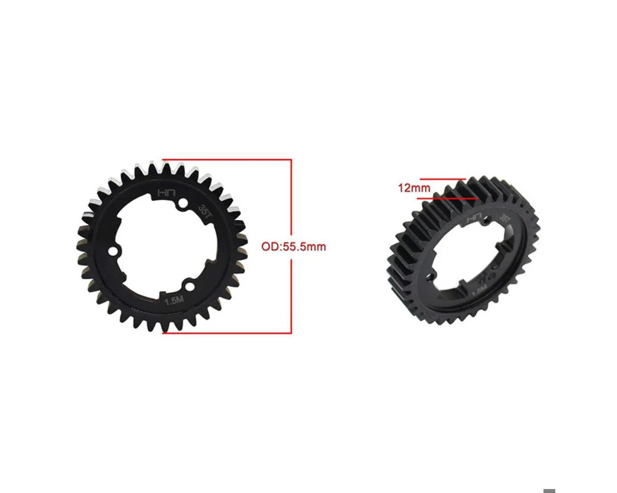 Hot Racing HRASXMX35M15 MOD 1.5 Steel Spur Gear for Traxxas XRT/X-Maxx/XO-1 (35T)