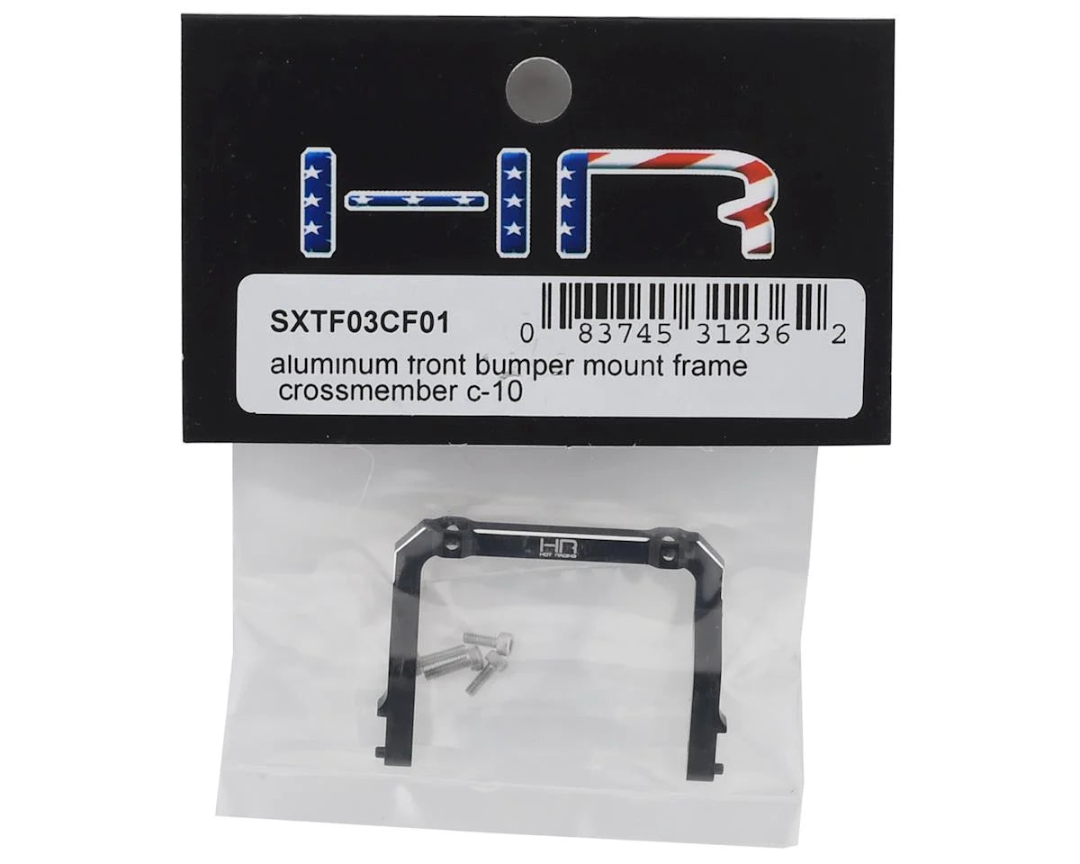 Hot Racing HRASXTF03CF01 Axial SCX24 C-10 Aluminum Front Bumper Mount Frame Crossmember