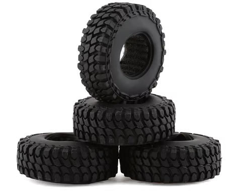 Hot Racing HRASXTF1019C Axial SCX24 1.0 Micro Rock Crawler Z Tire (Soft)