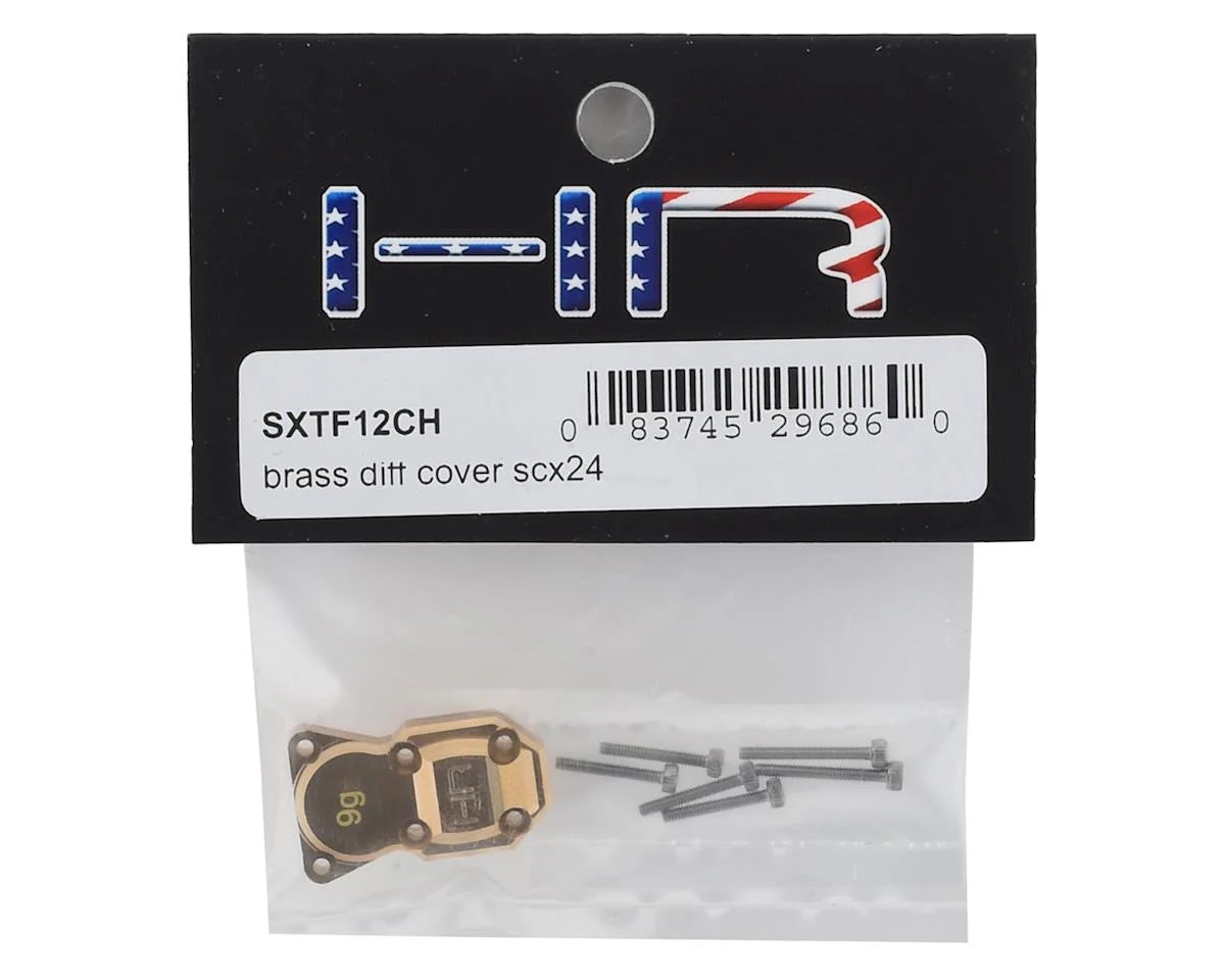 Hot Racing HRASXTF12CH Axial SCX24 Brass Diff Cover (9g)