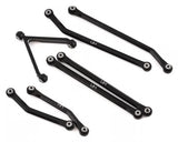 Hot Racing HRASXTF133HA01 Axial SCX24 Deadbolt Aluminum High Clearance Links Set (133.5mm)