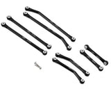 Hot Racing HRASXTF133HFA01 Axial SCX24 Aluminum High Clearance 4 Link Set (133.5mm)