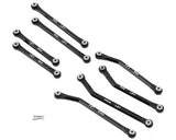 Hot Racing HRASXTF133HFJ01 Axial SCX24 Aluminum High Clearance 4 Link Set (133.7mm)