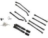 Hot Racing HRASXTF133LC Axial SCX24 Aluminum 8 Link Drive Set (155mm LCG)