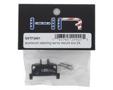 Hot Racing Axial SCX24 Aluminum Steering Servo Mount (Black)