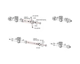 Hot Racing Axial SCX24 Brass Axle Weight (4) (5g) (Use w/HRASXTF39W04)