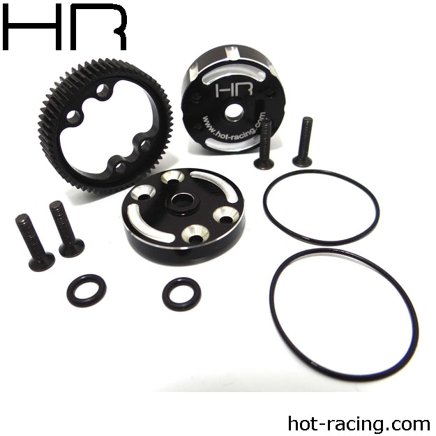 Hot Racing Sealed Aluminum Differential Case for Traxxas 2WD Electric