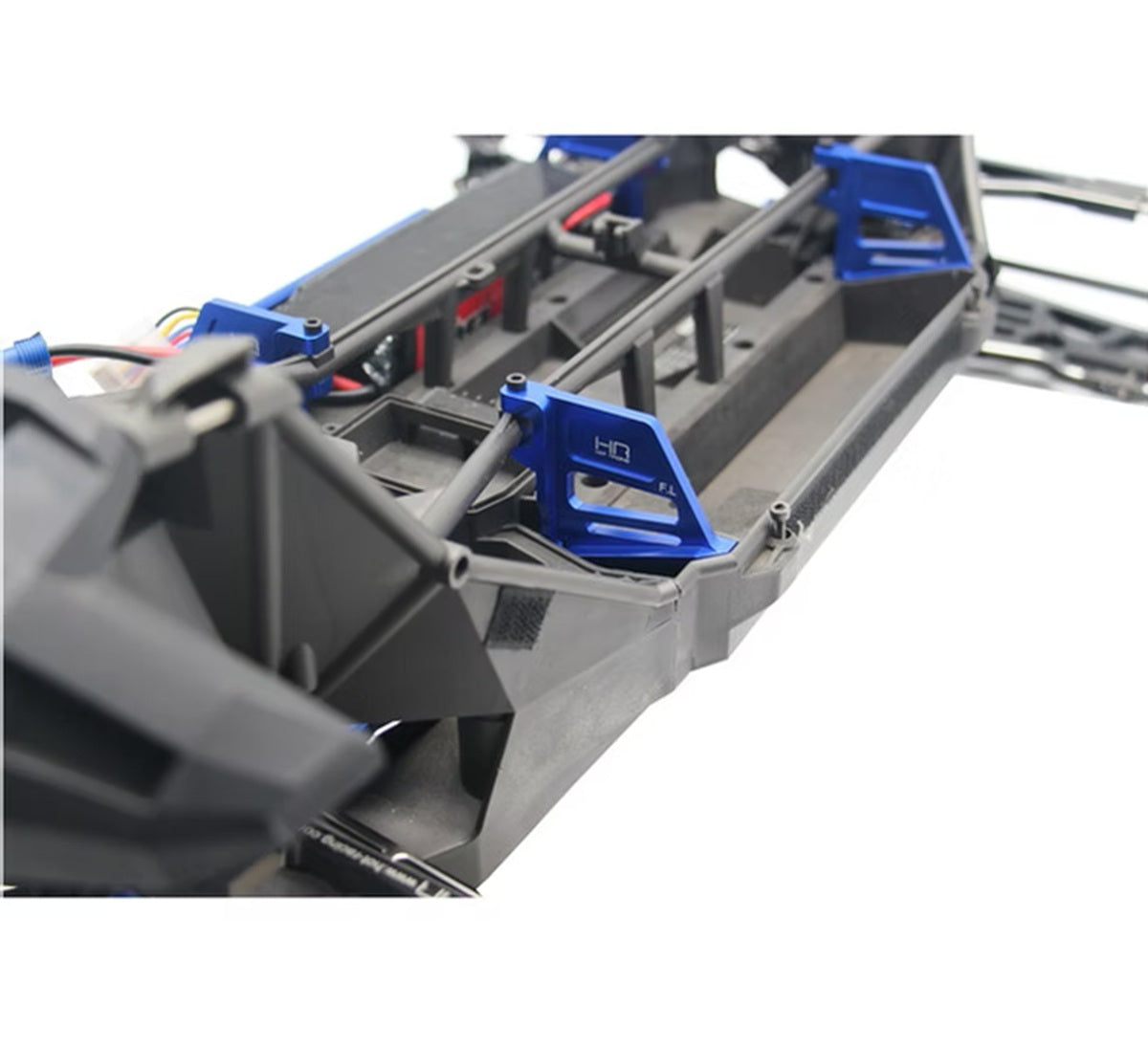 Hot Racing HRAXMX126M06 30mm Straps Tall Battery Hold-Downs XMaxx