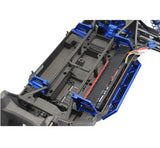 Hot Racing HRAXMX126M06 30mm Straps Tall Battery Hold-Downs XMaxx