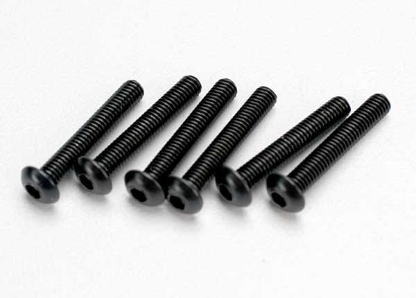 TRAXXAS 2583 SCREWS BUTTON-HEAD 3X18MM HEX