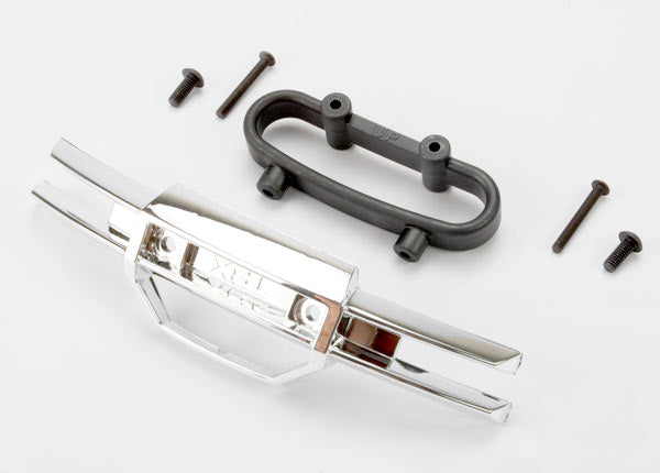 Traxxas 5335A Chrome Front Bumper with Mount & Screws
