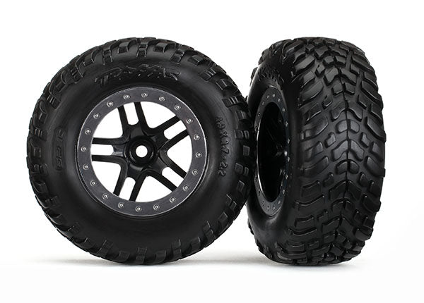 Traxxas 5889R Split-Spoke S1 Tires Wheels