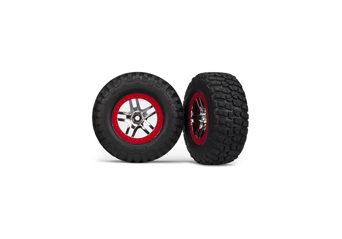 Traxxas 6873A Split-Spoke KM2 Tires Wheels