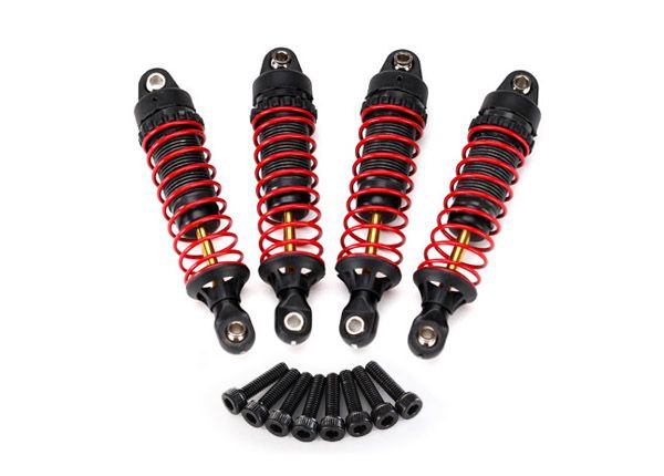 Traxxas 7665 1/18 Aluminum GTR Shocks with Springs (4)
