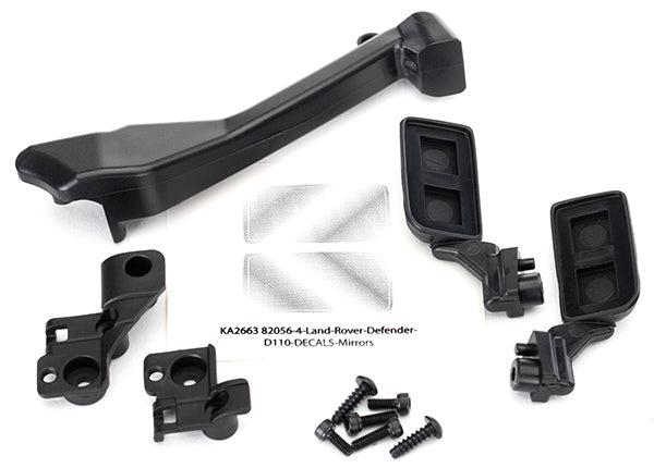 TRAXXAS 8020 Side Mirrors (2) with Snorkel and Hardware