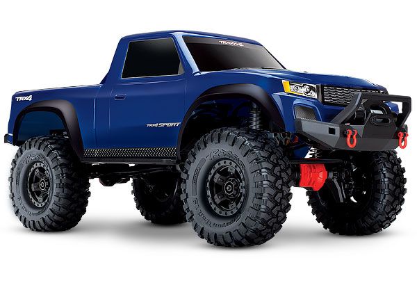 TRAXXAS 82024-4 BLUE TRX-4® Sport: Camioneta eléctrica 4WD con sistema de radio TQ 2.4GHz