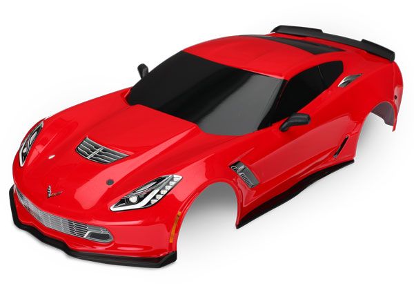 TRAXXAS 8386R BODY 4-TEC 2.0 CORVETTE RED