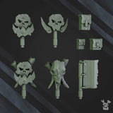 3d Printed Squad of 5 Ork Bigg'uns by DakkaDakka