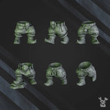 3d Printed Squad of 6 Ork Boys by DakkaDakka Miniatures