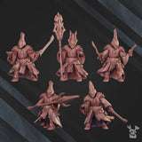 3d Printed Shadow Casters Squad x5 by DakkaDakka Miniatures