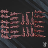 3d Printed 2nd Death Division Infantry Assembly Kit v2 by DakkaDakka
