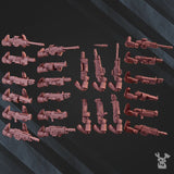3d Printed 2nd Death Division Infantry Assembly Kit v2 by DakkaDakka Miniatures
